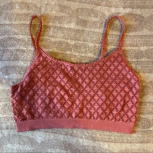New Aerie Bralette orange medium